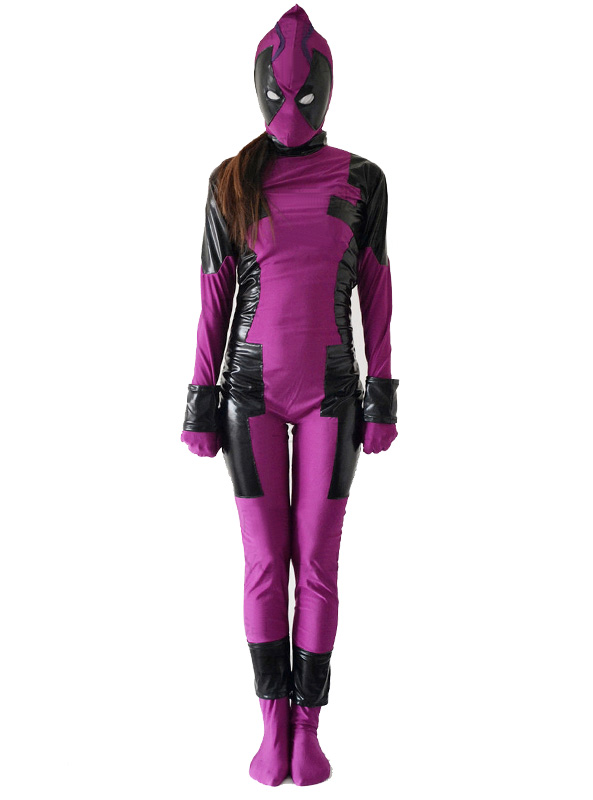 Deadpool Cosplay Costume Zentai For Halloween 15070229